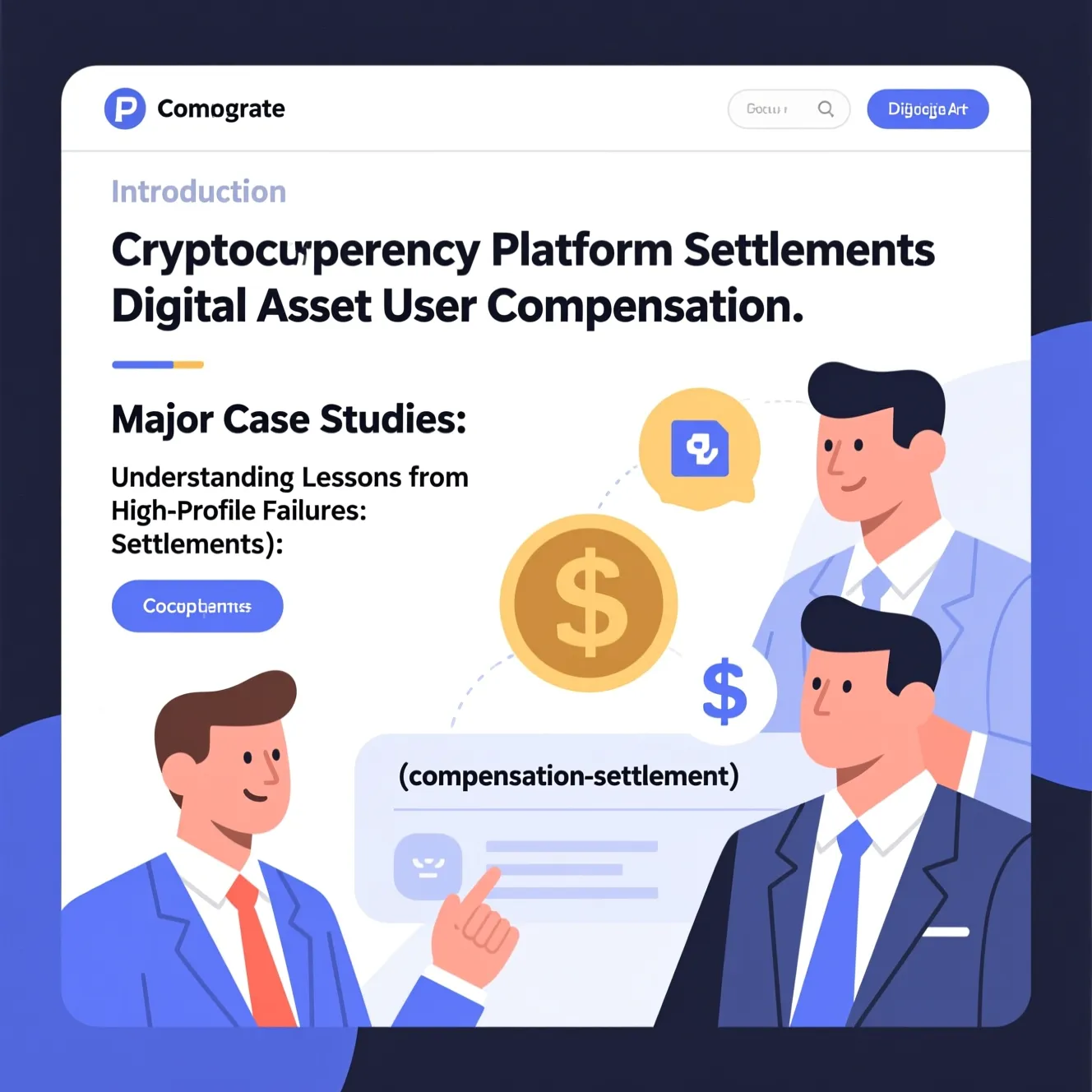 Cryptocurrency Platform Settlements: Digital Asset User Compensation',